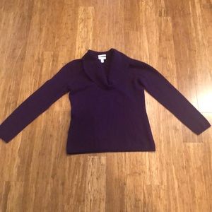 Cashmere cowl neck sweater